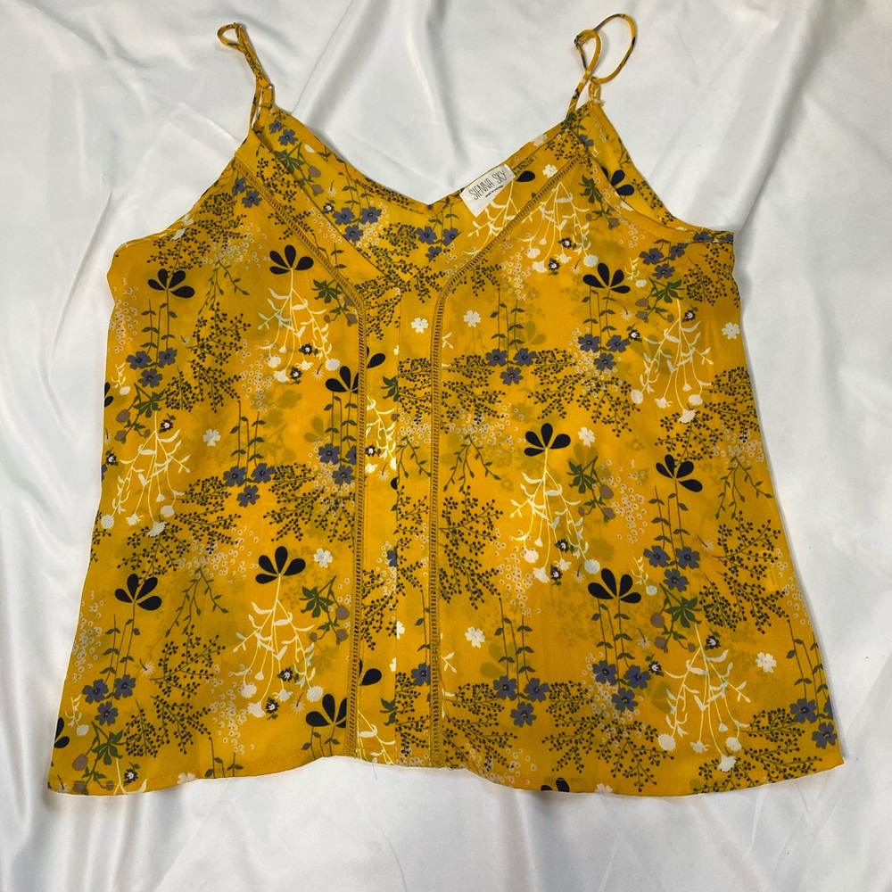Women’s Yellow and blue Cami